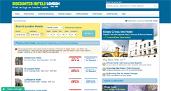 Desktop Screenshot of discounted-hotels-london.co.uk